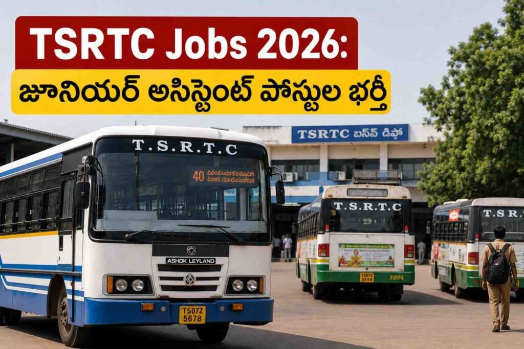 TSRTC Jobs 2026 జూనియర్ అసిస్టెంట్ పోస్టుల భర్తీ