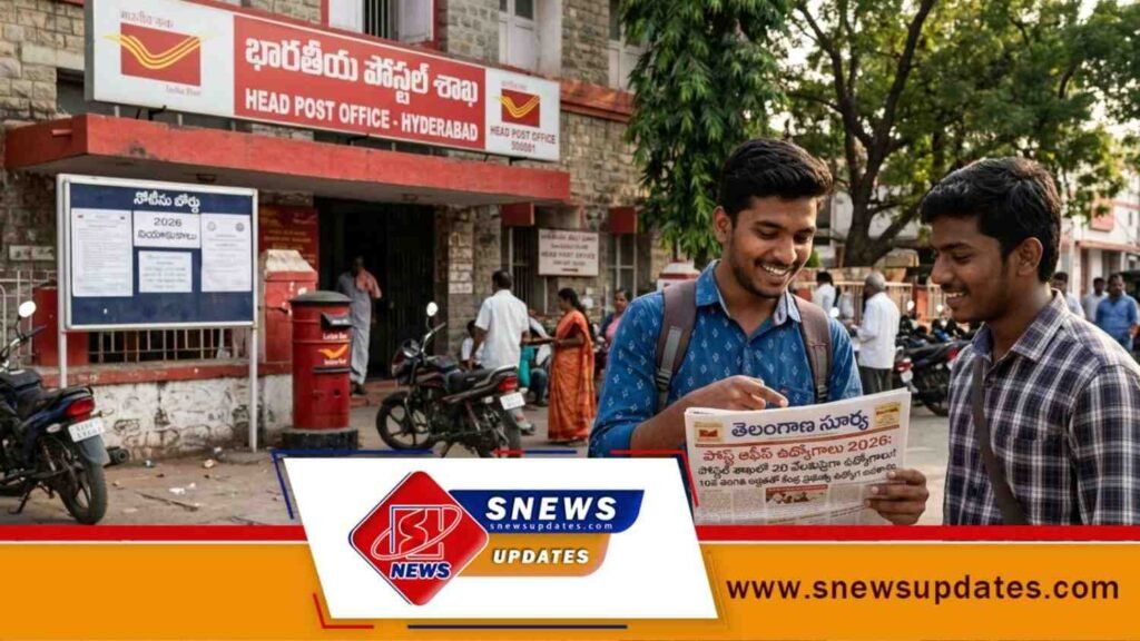 Post Office Jobs 2026 పోస్టల్ శాఖలో 20 వేలకుపైగా ఉద్యోగాలు.